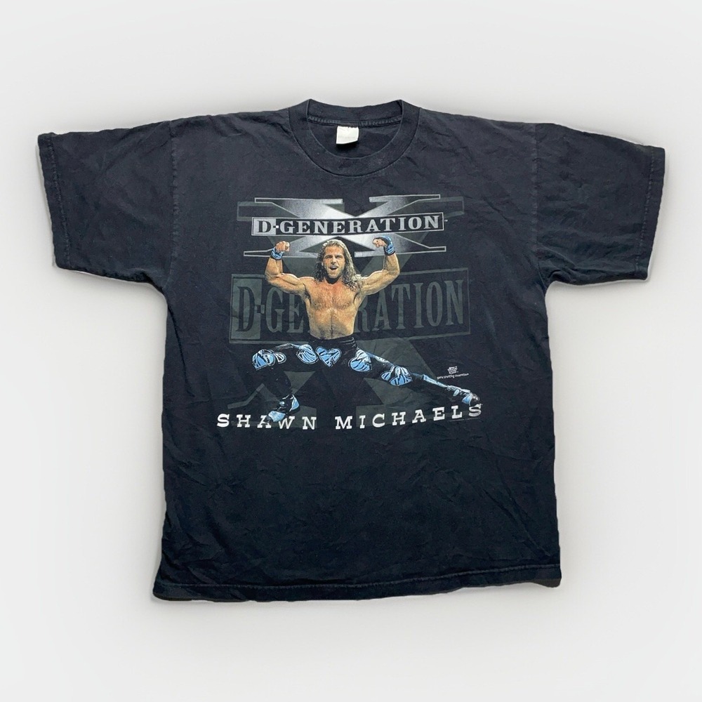 Vintage 1998 WWF D-Generation X DX Shawn Michaels Wrestling T-Shirt XL USA Made